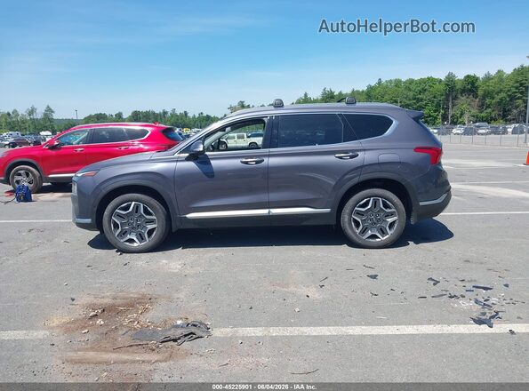 KM8S5DA11NU059529 2022 HYUNDAI SANTA FE HYBRID Gray სალონის 360-გრადუსიანი ხედი