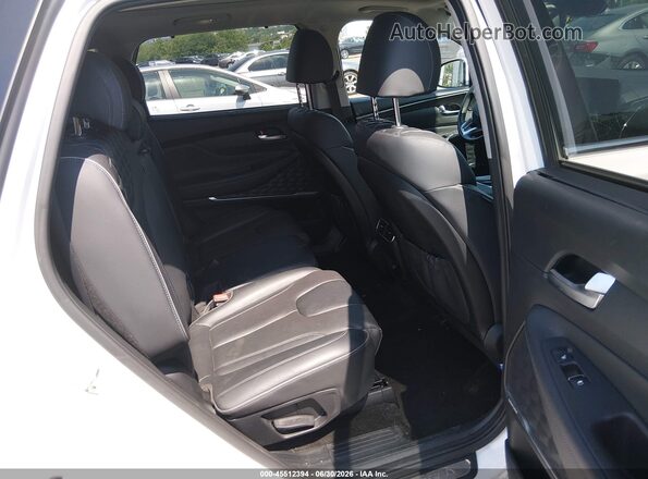 KM8S5DA14NU026573 2022 HYUNDAI SANTA FE HYBRID White VIN კოდის სტიკერის ხედი