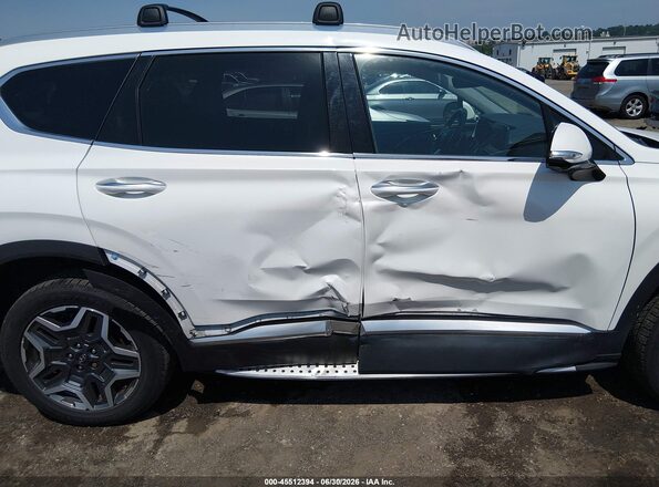 KM8S5DA14NU026573 2022 HYUNDAI SANTA FE HYBRID White წინა ხედი