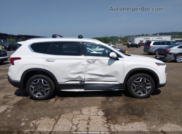 KM8S5DA14NU026573 2022 HYUNDAI SANTA FE HYBRID White უკანა სალონის ხედი