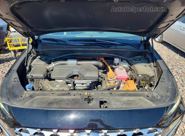 KM8S5DA15NU047786 2022 HYUNDAI SANTA Black Vista del compartimento del motor