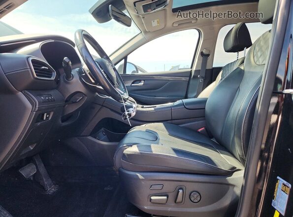 KM8S5DA15NU047786 2022 HYUNDAI SANTA Black Vista interior delantera