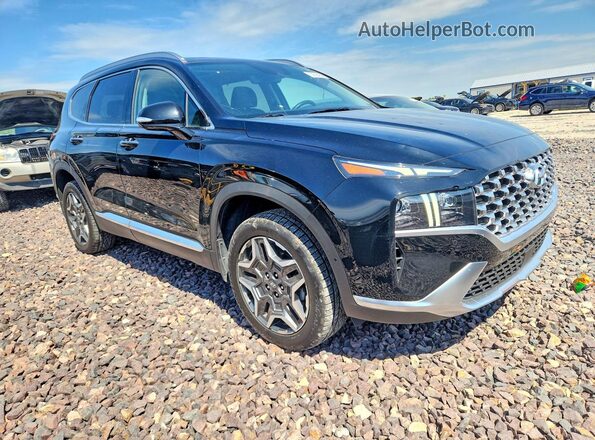 KM8S5DA15NU047786 2022 HYUNDAI SANTA Black Delantero derecho