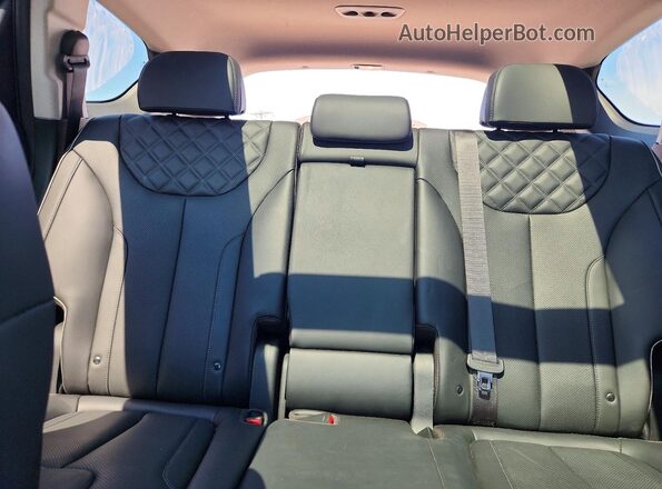 KM8S5DA15NU047786 2022 HYUNDAI SANTA Black Vista de los asientos traseros
