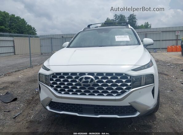 KM8S5DA19MU011078 2021 HYUNDAI SANTA FE HYBRID White Вид щитка приладів