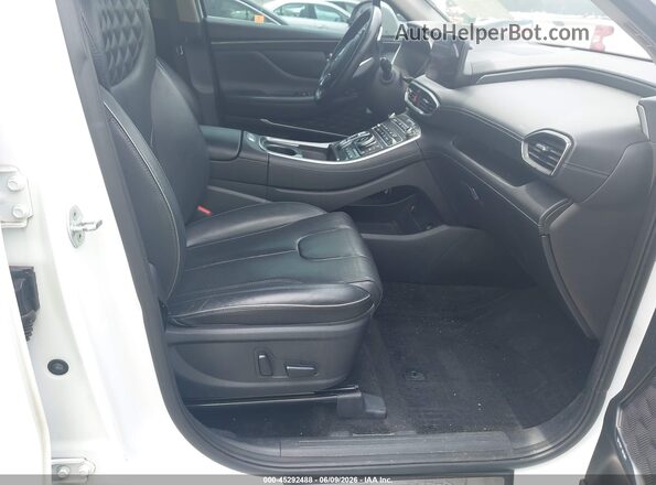 KM8S5DA19MU011078 2021 HYUNDAI SANTA FE HYBRID White Вид салону спереду