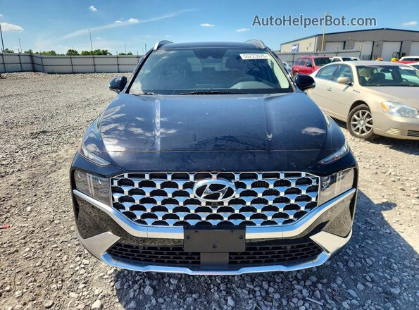 KM8S5DA19NU054255 2022 HYUNDAI SANTA Black Front view