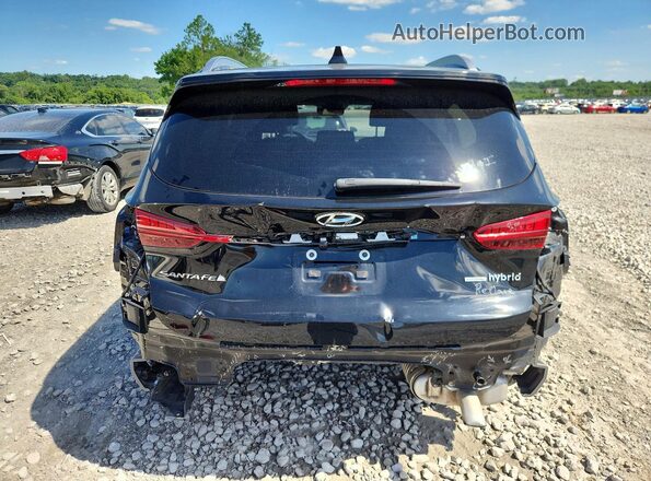 KM8S5DA19NU054255 2022 HYUNDAI SANTA Black Rear view