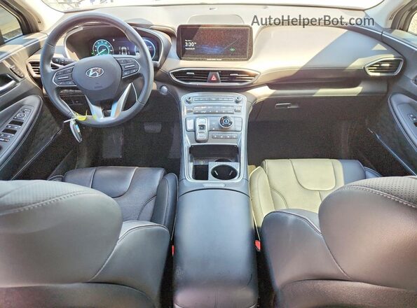 KM8S5DA19NU054255 2022 HYUNDAI SANTA Black Dashboard view