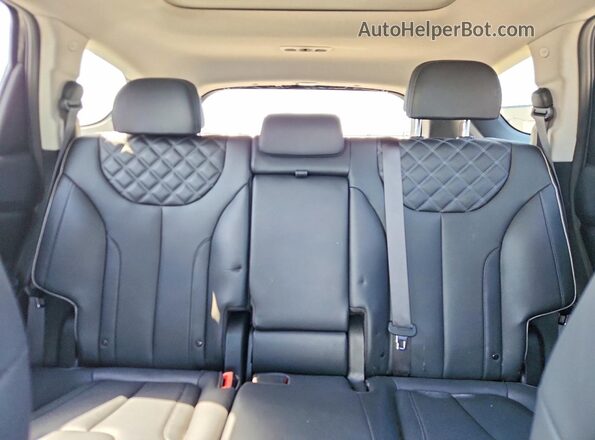 KM8S5DA19NU054255 2022 HYUNDAI SANTA Black Rear seats view