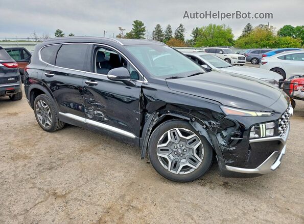 KM8S6DA21PU077909 2023 HYUNDAI SANTA Black Przód prawy