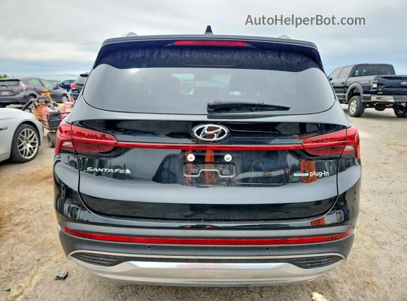 KM8S6DA21PU077909 2023 HYUNDAI SANTA Black Widok z tyłu
