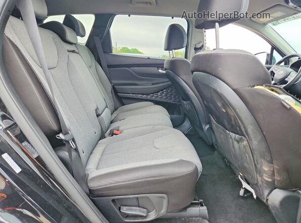 KM8S6DA21PU077909 2023 HYUNDAI SANTA Black Widok wnętrza z tyłu