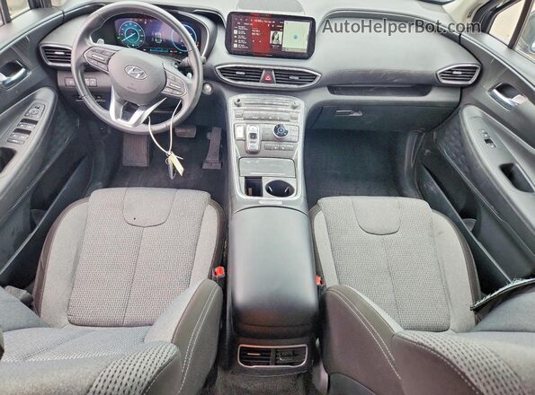 KM8S6DA21PU077909 2023 HYUNDAI SANTA Black Widok deski rozdzielczej