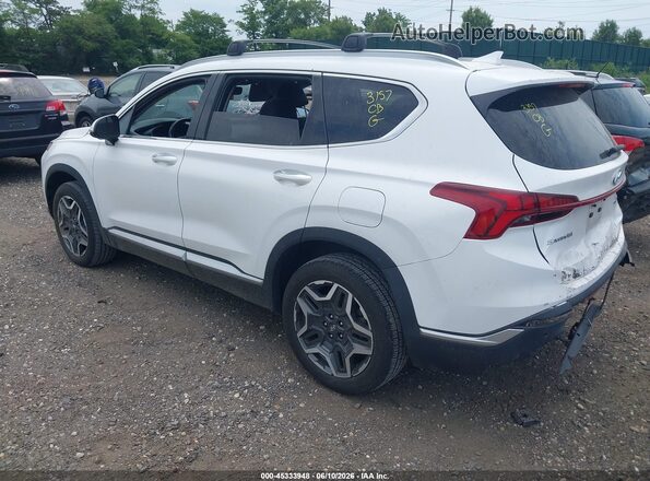 KM8S6DA24NU031813 2022 HYUNDAI SANTA FE PLUG-IN HYBRID White უკანა მარცხენა