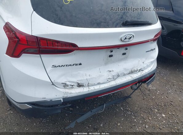 KM8S6DA24NU031813 2022 HYUNDAI SANTA FE PLUG-IN HYBRID White წინა ხედი