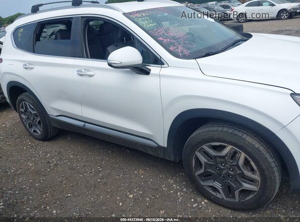 KM8S6DA24NU031813 2022 HYUNDAI SANTA FE PLUG-IN HYBRID White უკანა სალონის ხედი