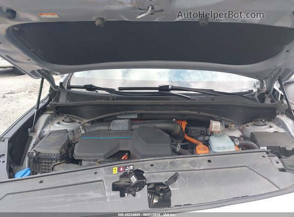 KM8S7DA23NU043898 2022 HYUNDAI SANTA FE PLUG-IN HYBRID Silver უკანა ხედი