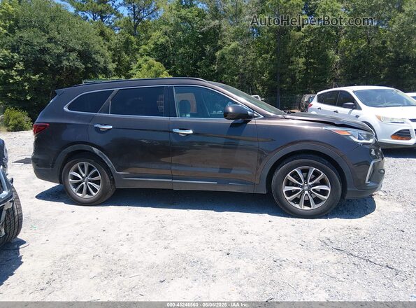 KM8SM4HF1HU170932 2017 HYUNDAI SANTA FE Brown Vista interior de 360 grados