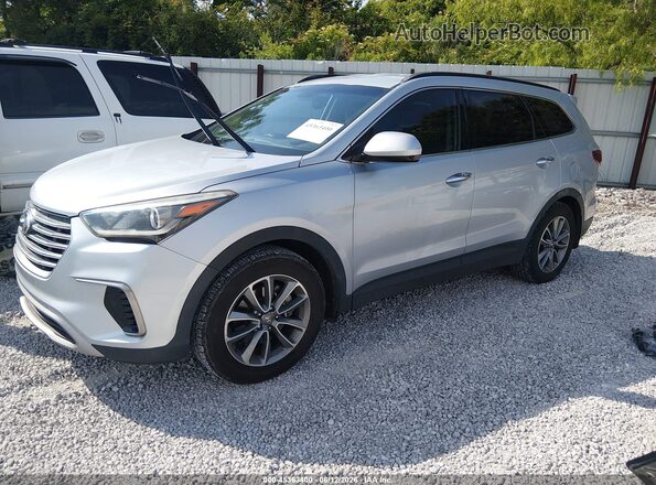 KM8SM4HF2JU264100 2018 HYUNDAI SANTA FE Silver Przód lewy
