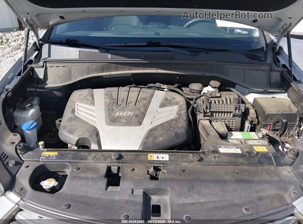 KM8SM4HF2JU264100 2018 HYUNDAI SANTA FE Silver Widok z tyłu