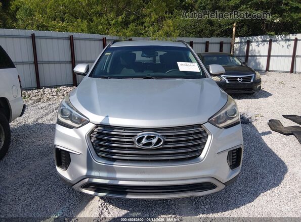 KM8SM4HF2JU264100 2018 HYUNDAI SANTA FE Silver Widok deski rozdzielczej
