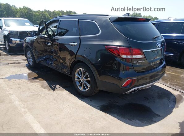 KM8SM4HF3HU175968 2017 HYUNDAI SANTA FE Brown Tył lewy