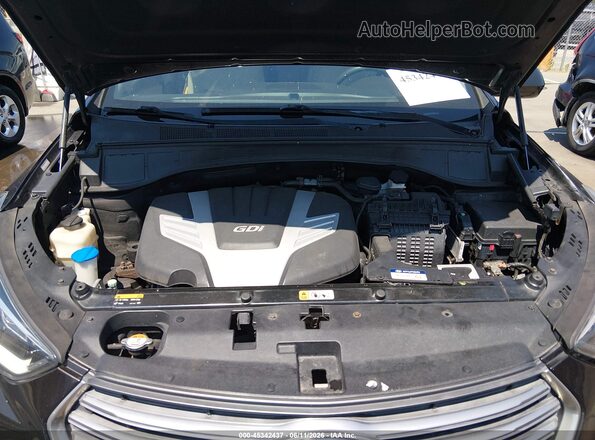 KM8SM4HF3HU175968 2017 HYUNDAI SANTA FE Brown Widok z tyłu