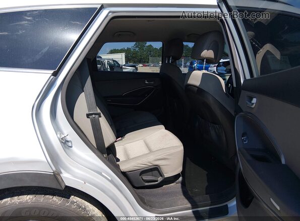 KM8SM4HF4GU149586 2016 HYUNDAI SANTA FE Silver VIN sticker view