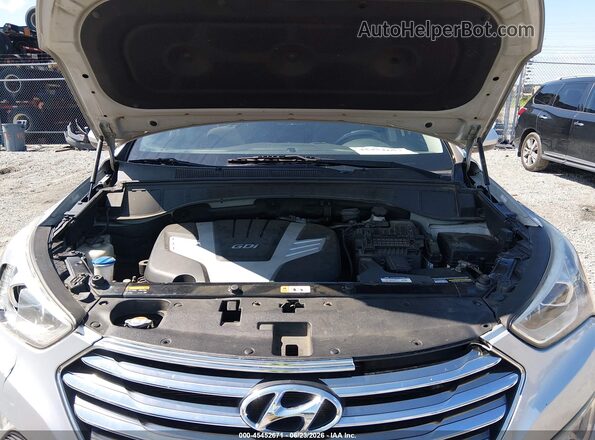 KM8SM4HF4GU149586 2016 HYUNDAI SANTA FE Silver Rear view
