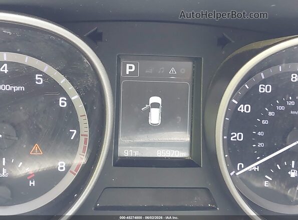 KM8SM4HF4HU252850 2017 HYUNDAI SANTA FE Черный Вид задних сидений
