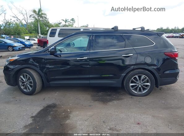 KM8SM4HF4HU252850 2017 HYUNDAI SANTA FE Черный Панорамный вид салона 360°