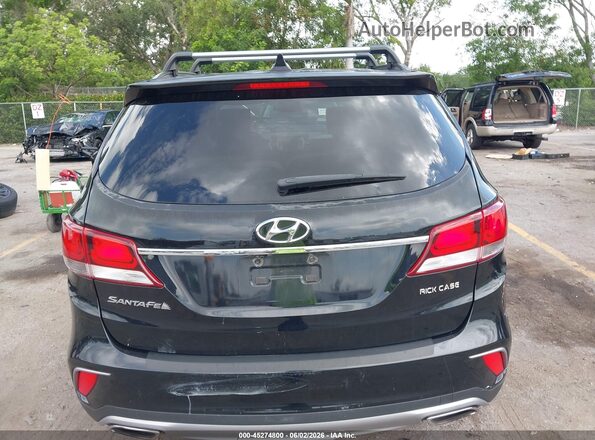 KM8SM4HF4HU252850 2017 HYUNDAI SANTA FE Черный 