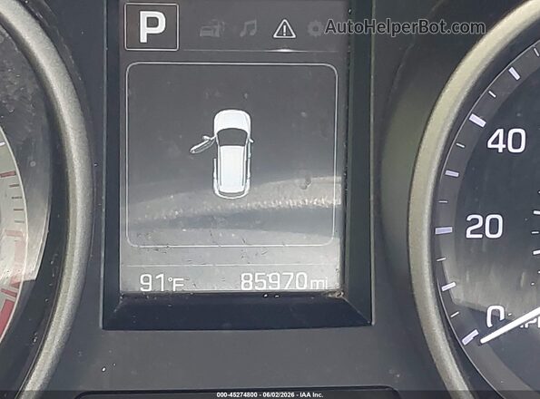 KM8SM4HF4HU252850 2017 HYUNDAI SANTA FE Черный 