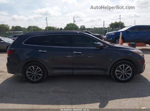 KM8SM4HF5KU298341 2019 HYUNDAI SANTA FE XL Gray Widok wnętrza z tyłu