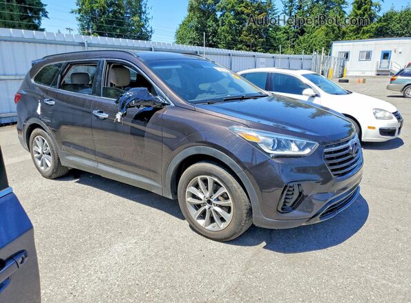 KM8SM4HF6HU213290 2017 HYUNDAI SANTA Brown Delantero derecho
