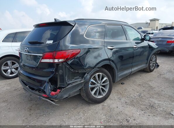 KM8SM4HF6JU282261 2018 HYUNDAI SANTA FE Черный Задняя правая четверть