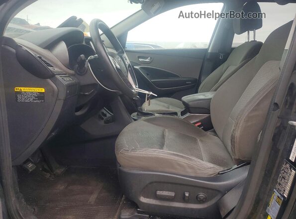 KM8SM4HF7GU155236 2016 HYUNDAI SANTA Black Սալոնի դիմացի տեսք