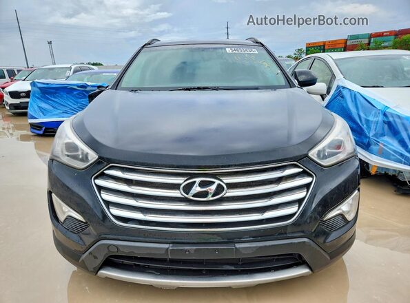 KM8SM4HF7GU155236 2016 HYUNDAI SANTA Black Դիմացի տեսք