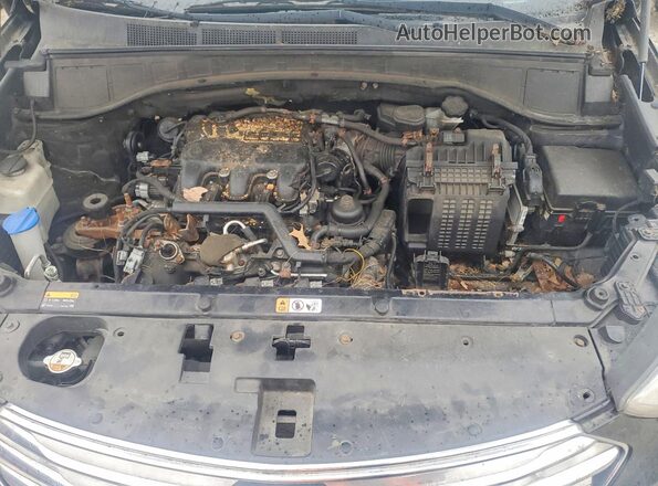 KM8SM4HF7GU155236 2016 HYUNDAI SANTA Black Շարժիչի բաժամունքի տեսք