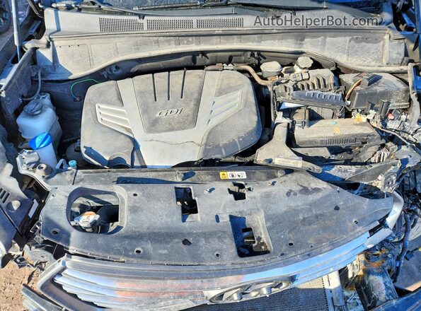 KM8SM4HF7HU222192 2017 HYUNDAI SANTA Коричневый 