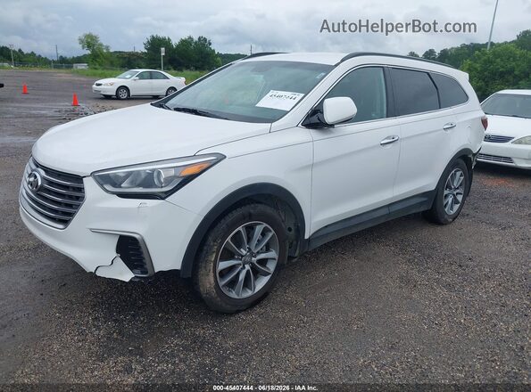 KM8SM4HF7JU273617 2018 HYUNDAI SANTA FE White 