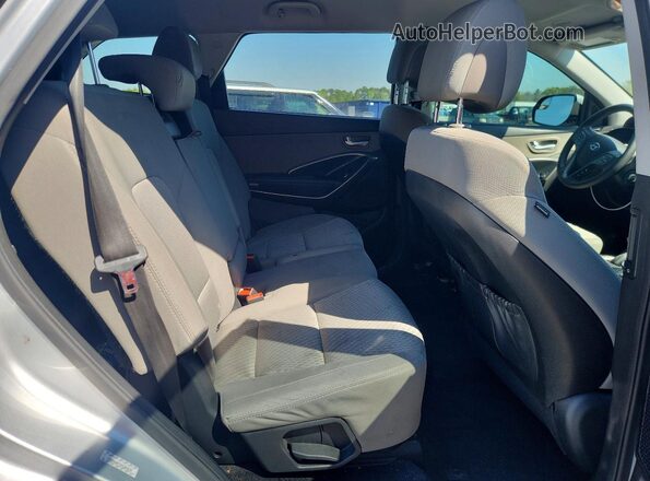 KM8SM4HF7KU304575 2019 HYUNDAI SANTA Серебряный Вид задней части салона