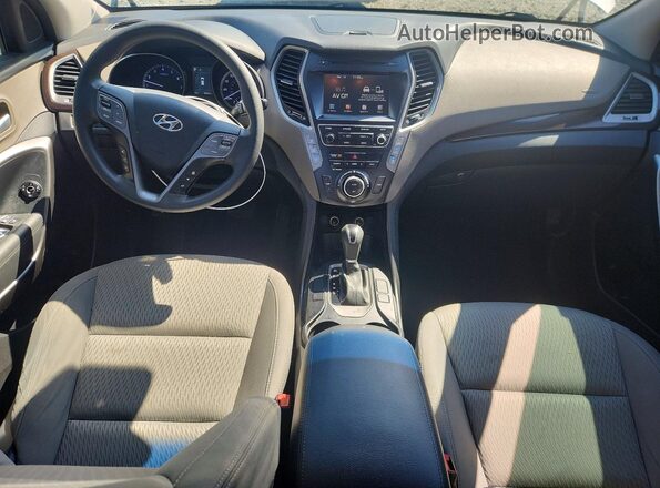 KM8SM4HF7KU304575 2019 HYUNDAI SANTA Серебряный Вид панели приборов