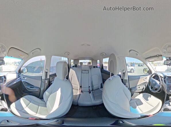 KM8SM4HF7KU304575 2019 HYUNDAI SANTA Серебряный Панорамный вид салона 360°