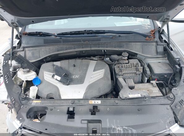 KM8SM4HF9HU201957 2017 HYUNDAI SANTA FE Silver უკანა ხედი