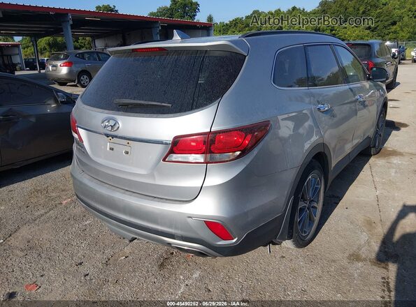KM8SM4HFXHU194128 2017 HYUNDAI SANTA FE Серебряный Задняя правая четверть