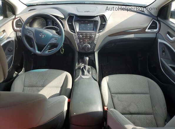 KM8SM4HFXHU200767 2017 HYUNDAI SANTA Silver Vista del salpicadero