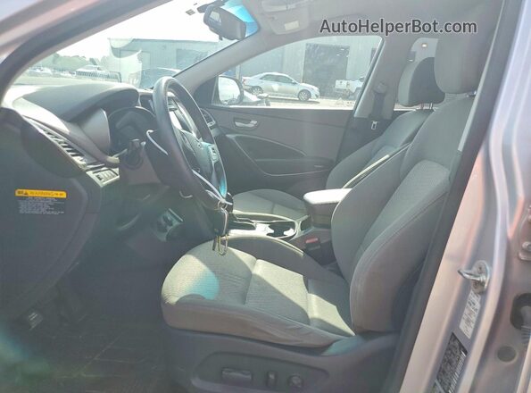KM8SM4HFXHU200767 2017 HYUNDAI SANTA Silver Vista interior delantera