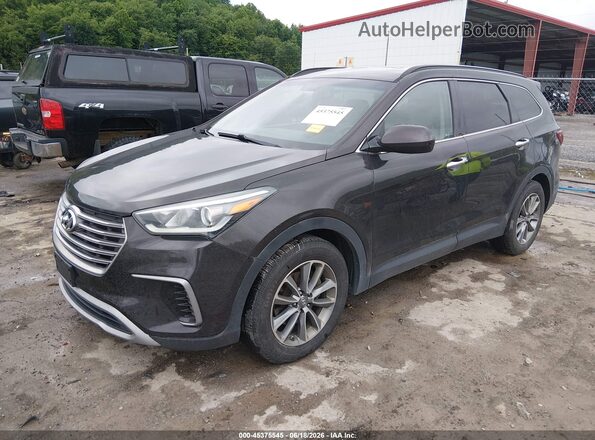 KM8SMDHF0HU216105 2017 HYUNDAI SANTA FE Dark Brown 